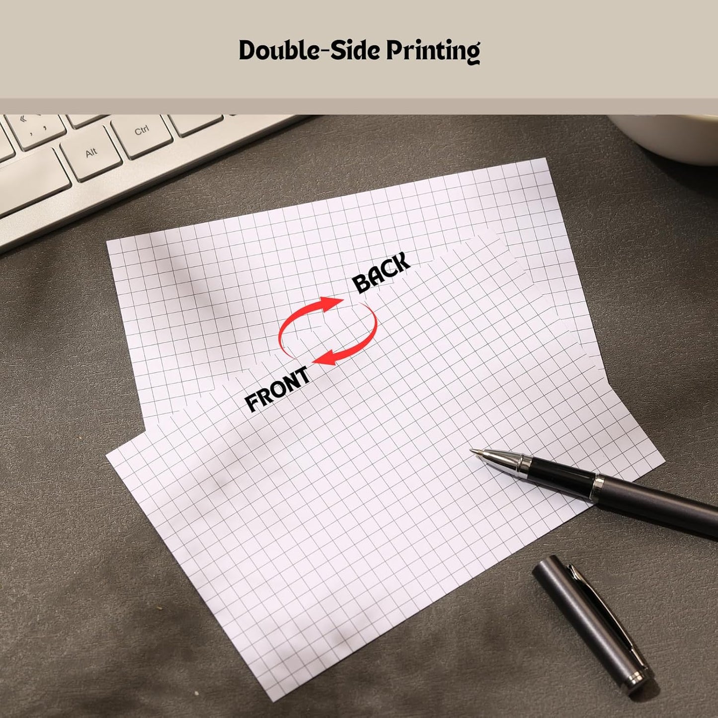 Extra Heavyweight Grid Index Cards 4x6 Inch 92lb Weight Double Sided Graph Ruled Notecards Thick Flash Cards for Note-Taking, Studying, and Organization, Ideal for School, Home and Office - 50 Count