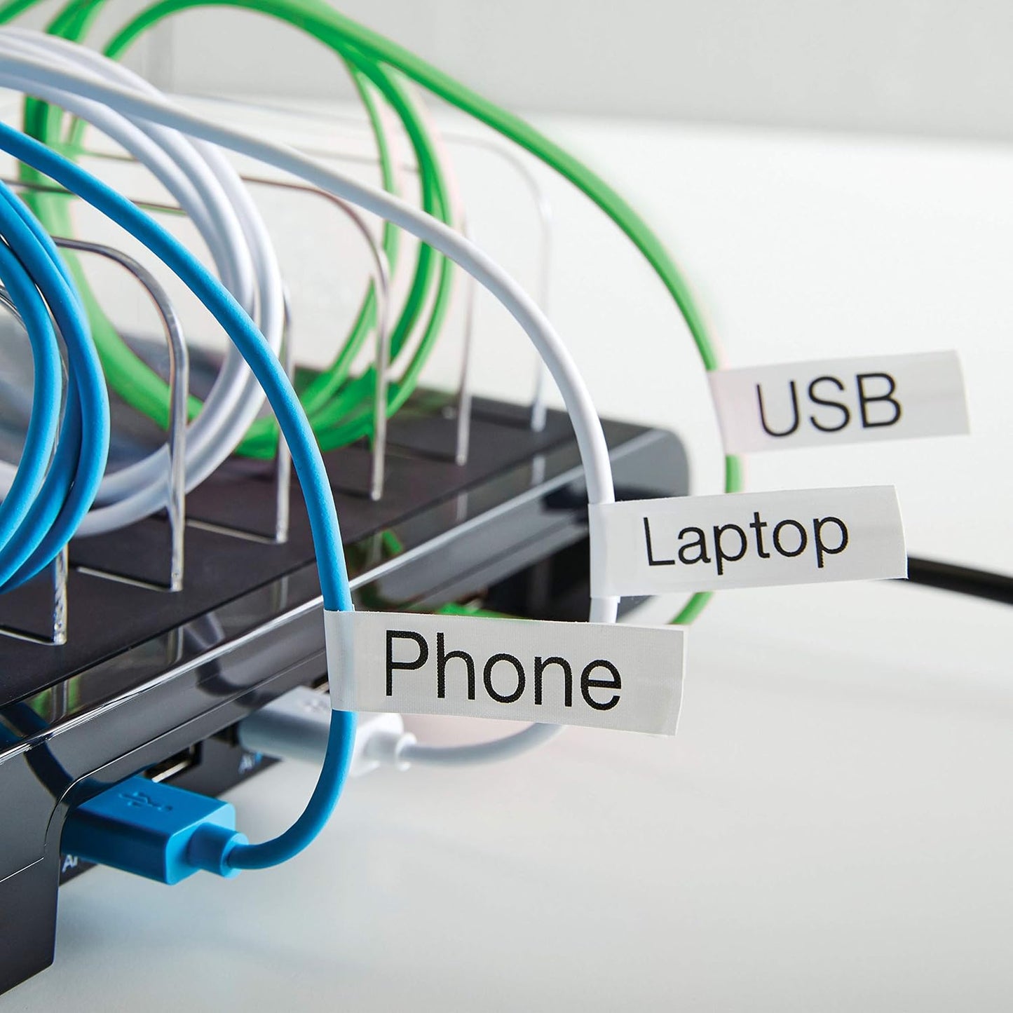 DYMO Desktop Label Maker LabelManager 360D Rechargeable Hand-Held Label Maker, Easy-to-Use, One-Touch Smart Keys, QWERTY Keyboard, Large Display, For Home & Office Organization