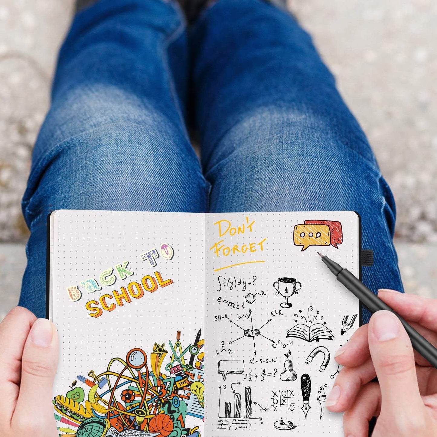 Taotree 24 Fineliner Color Pens, Fine Line Colored Sketch Writing Drawing Pens for Journaling Planner Note Taking Adult Coloring Books, Porous Fine Point Markers, School Office Teacher Art Supplies