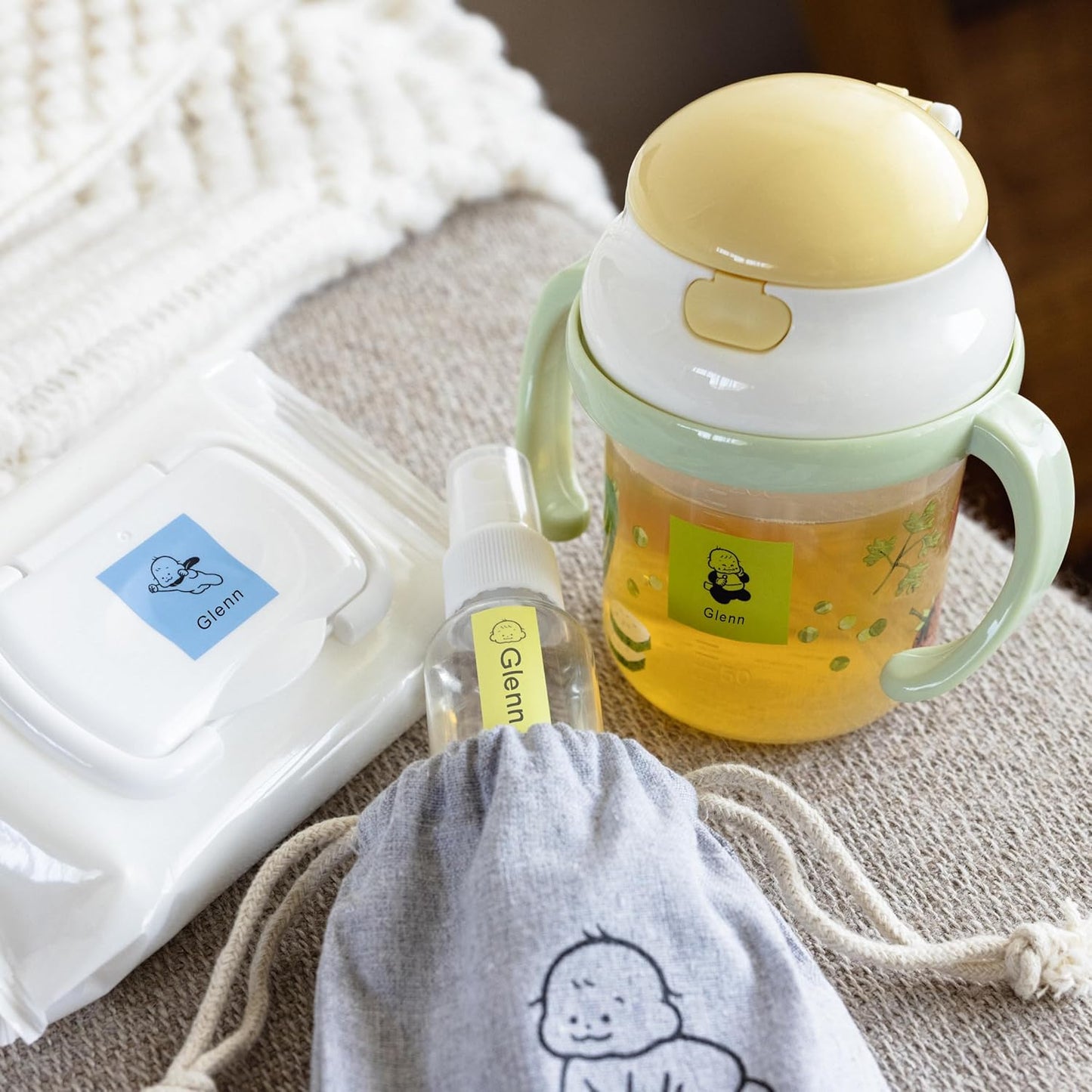 Epson LABELWORKS 218BMLPX Genuine PET (Polyester) Tape Cartridge - Black on Matte Blue Designer Craft Label Maker Tape - 3/4" (18MM) Wide, 26'