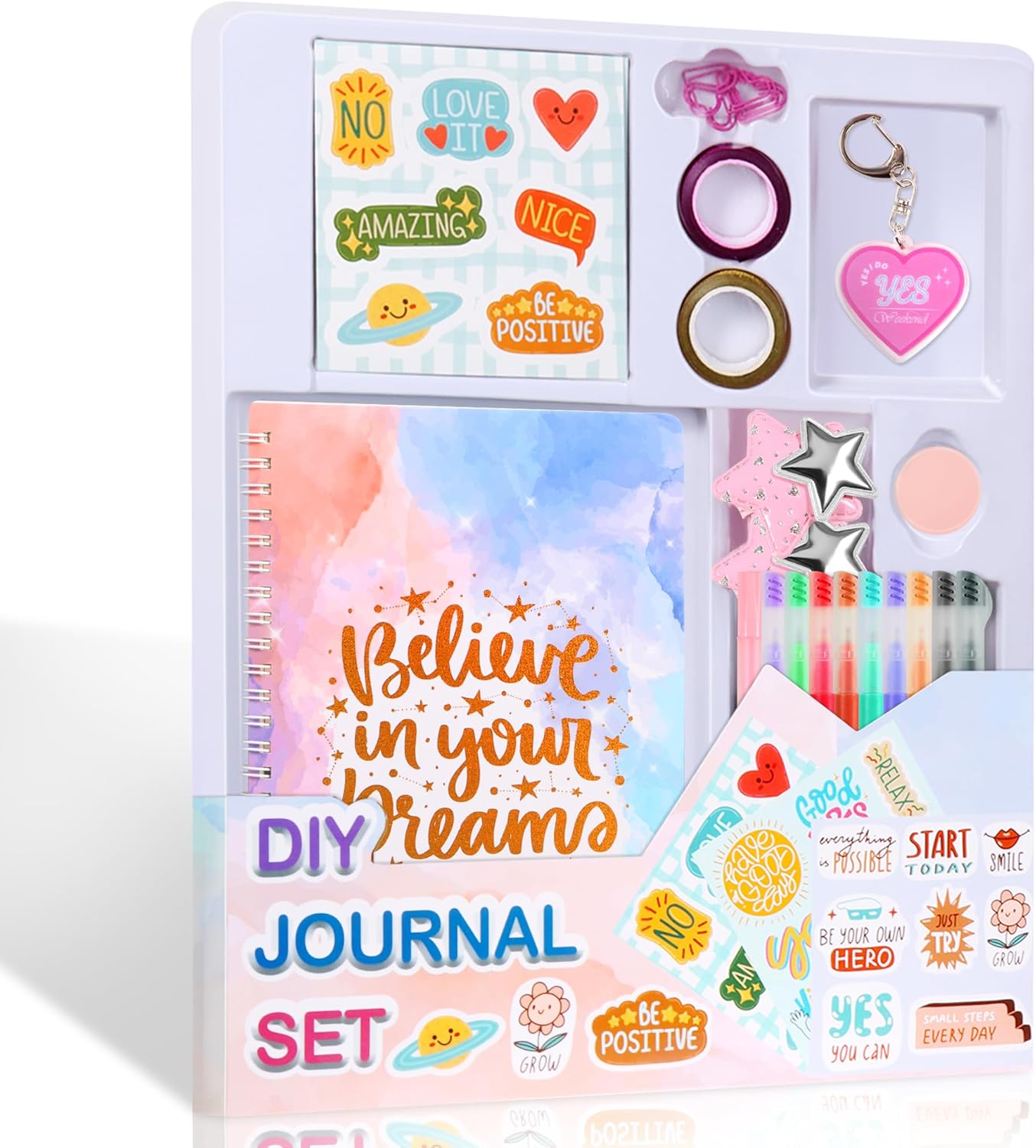 DIY Journal Kit for Girls,Toys for Ages 8-14 and Birthday Gifts for Girls