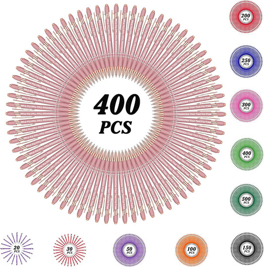 Max 500 Pcs Personalized Pens Bulk, Custom Pens with Free Engraving, Customized Stylus Tip Ballpoint Pen with Your Name Massage Text for School Office Business Graduation Anniversaries-400 Packs