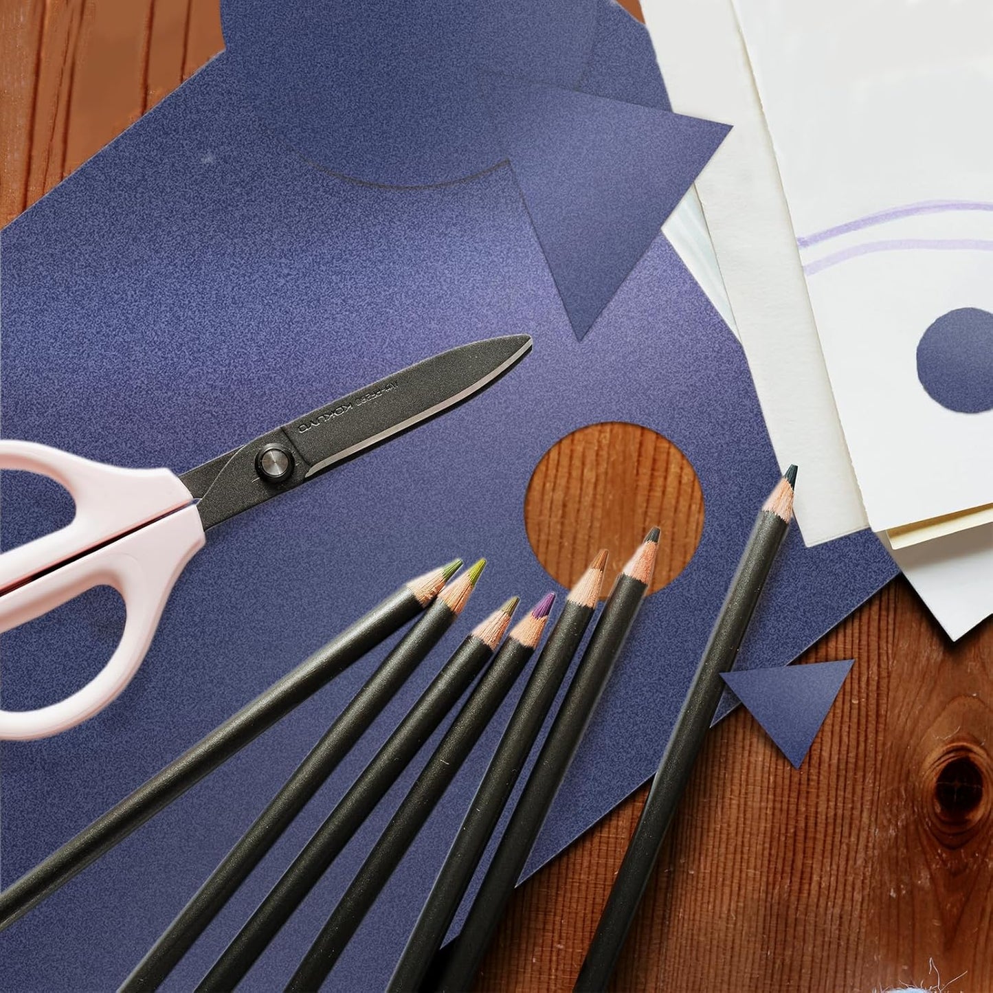 100 Sheets Navy Blue Shimmer Cardstock 8.5 x 11 Blue Paper, Goefun 80lb Card Stock Printer Paper for Christmas, Invitations, Certificates, Crafts, Wedding