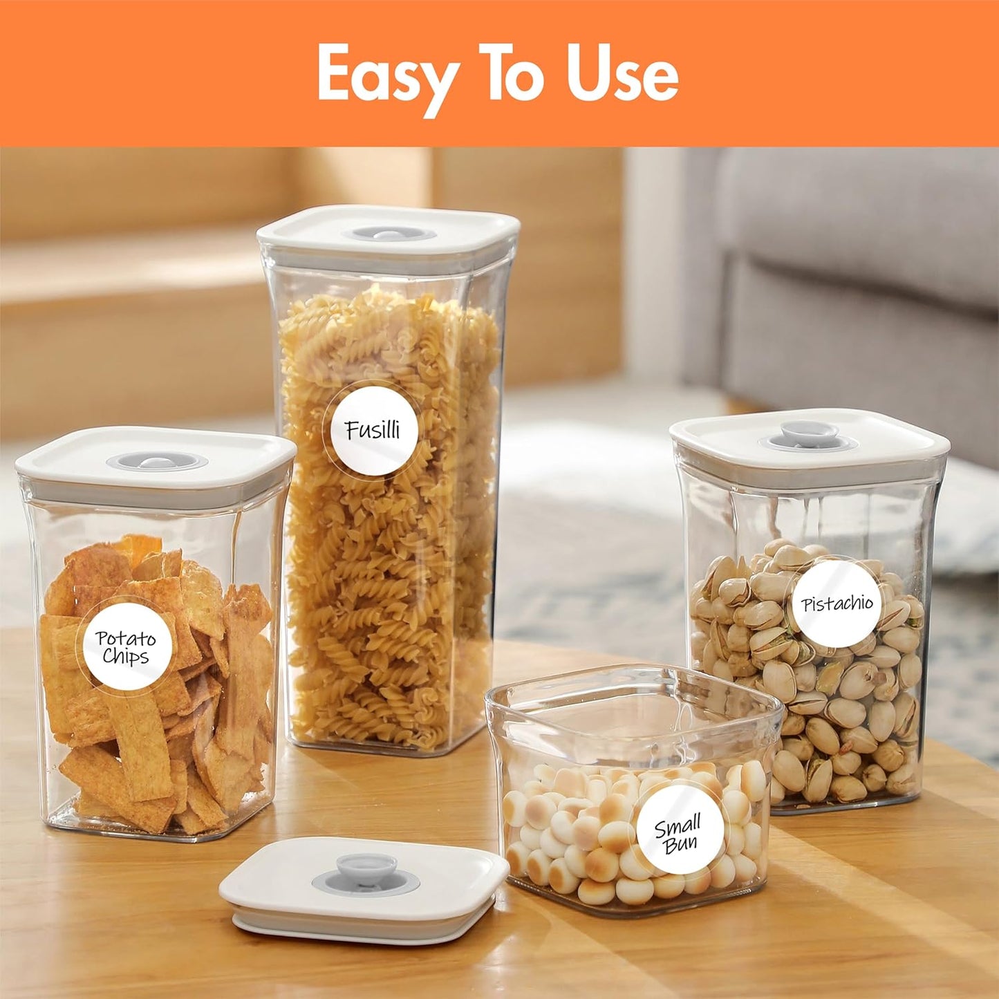 1000 PCS Round Clear Seal Stickers, Transparent Envelope Mail Wafer Seal Self Adhesive Package Circle Label Dots with Perforation Line for Envelopes, Boxes and Gift Packaging (1.5" in Diameter)