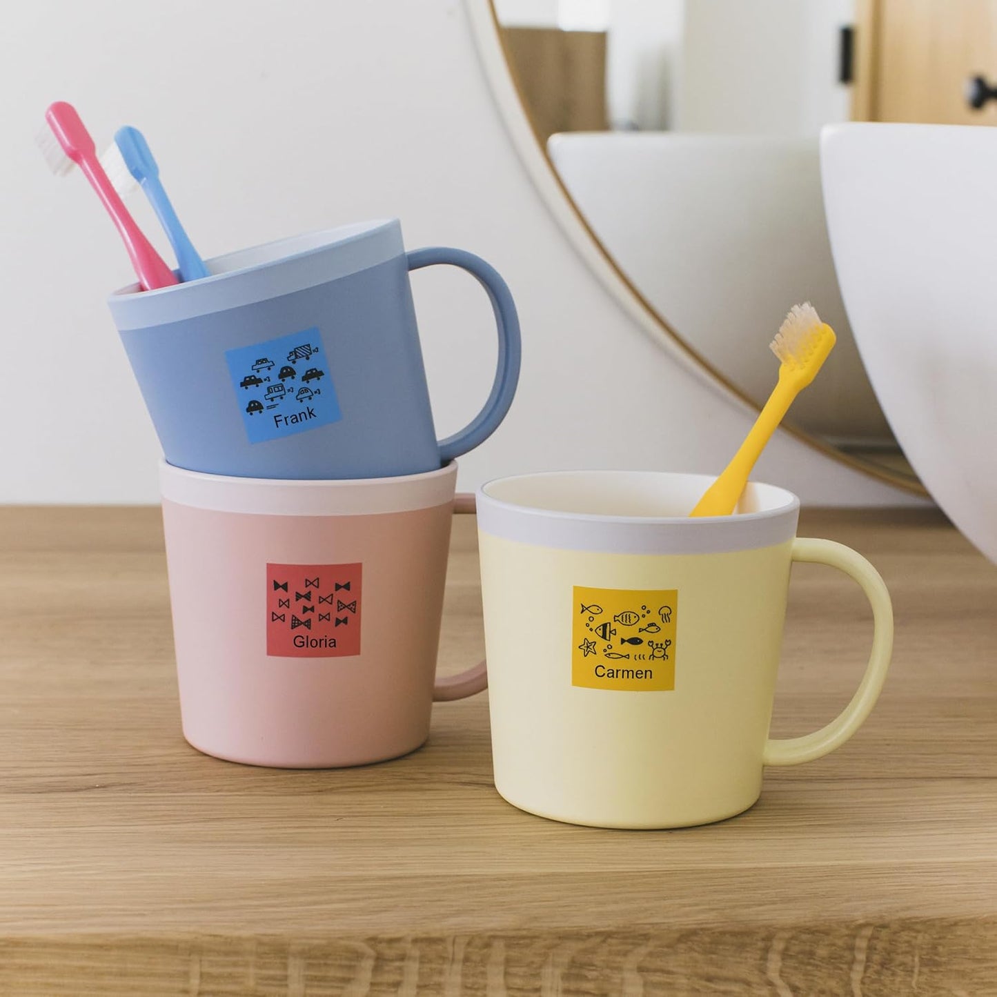 Epson LABELWORKS 218BMLPX Genuine PET (Polyester) Tape Cartridge - Black on Matte Blue Designer Craft Label Maker Tape - 3/4" (18MM) Wide, 26'