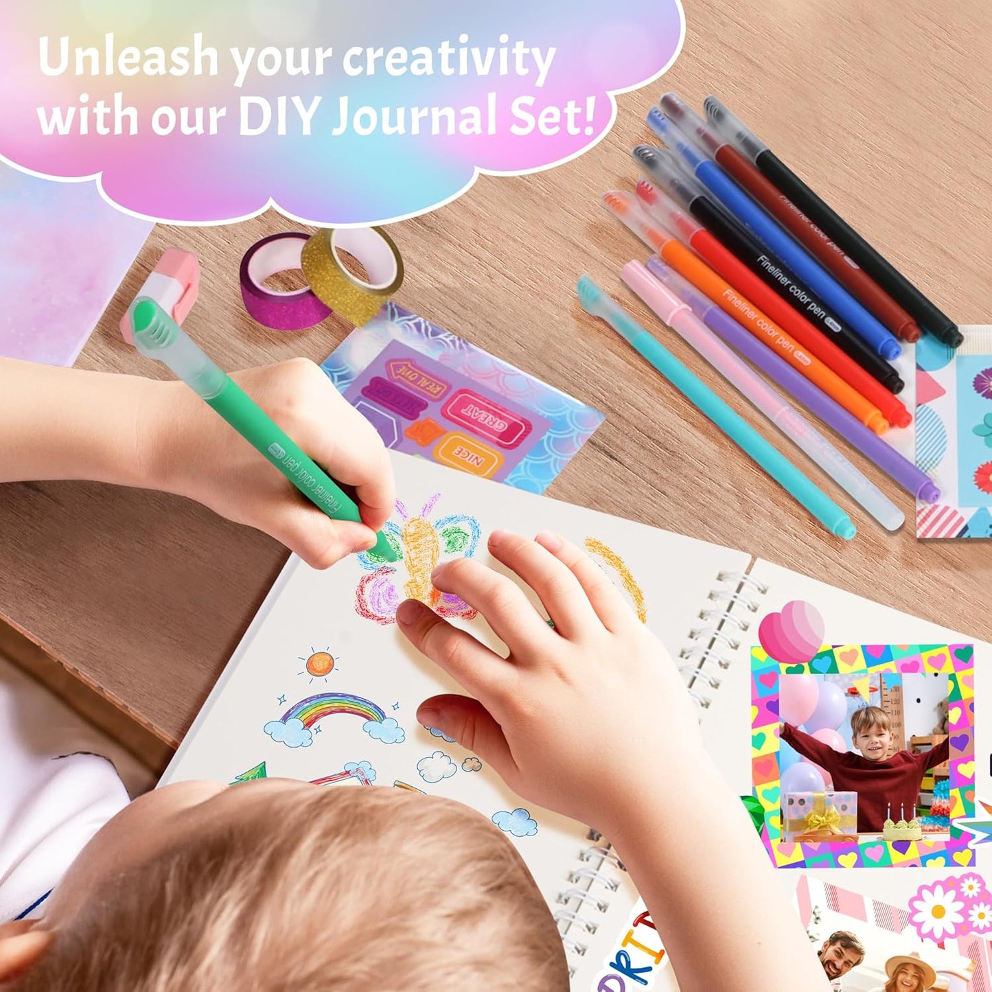 DIY Journal Kit for Girls,Toys for Ages 8-14 and Birthday Gifts for Girls