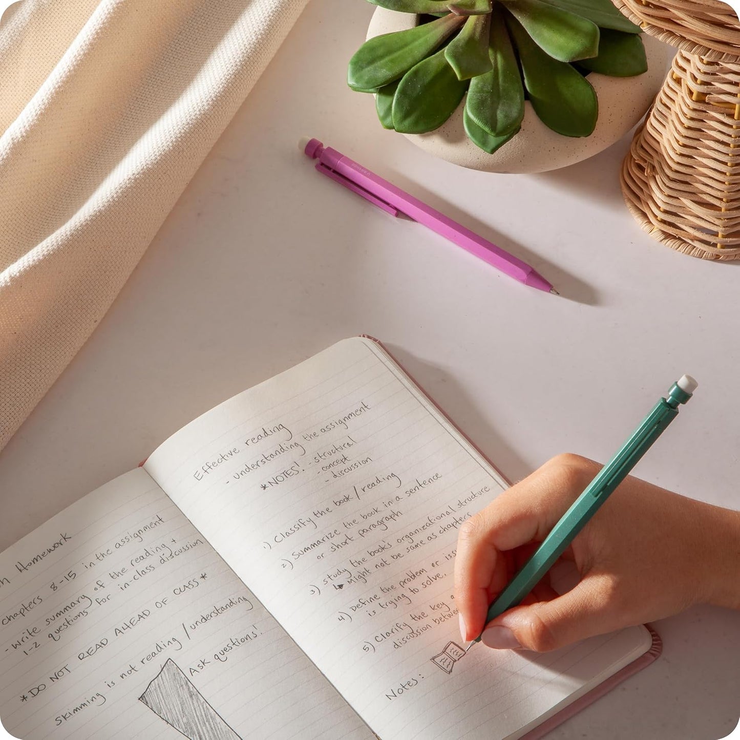 U Brands U-Eco Recycled Mechanical Pencil Set, Bulk Mechanical Pencils 0.7mm, Speckled Brights, Medium Lead, School Supplies, 12 Pack (6591U)