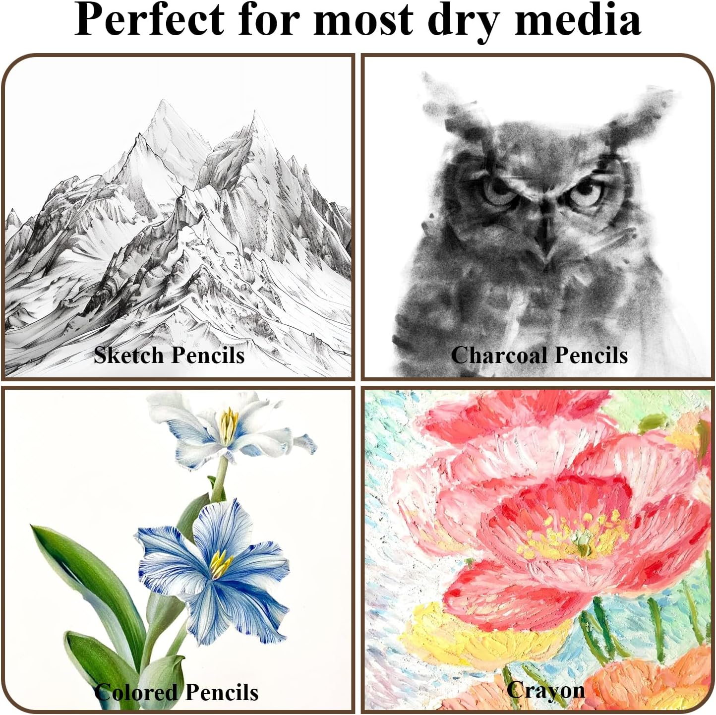 Fuxi Sketchbook 8.5x11, 100 Sheets Hard Cover Sketch Book 8.5" x 11", 68 lb/ 100gsm Drawing Paper Pad, Spiral Bound Sketch Pad 8.5" x 11", Classroom Must Haves - Back to School Supplies.