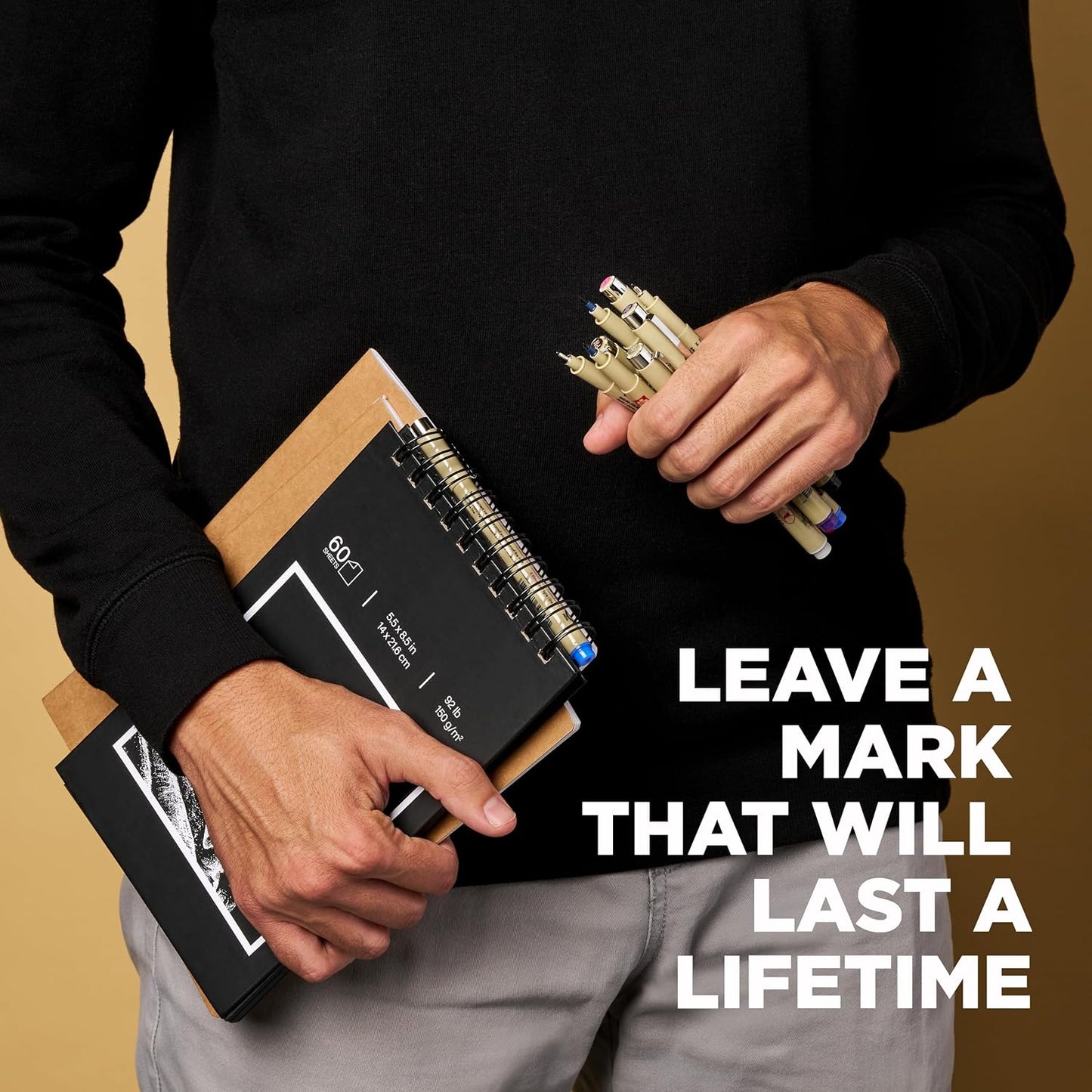 SAKURA Pigma Micron Fineliner Pens - Archival Black & Colored Ink Pens - For Writing, Drawing, or Journaling - Black & Assorted Colored Ink - 01 Point Size - 6 Pack