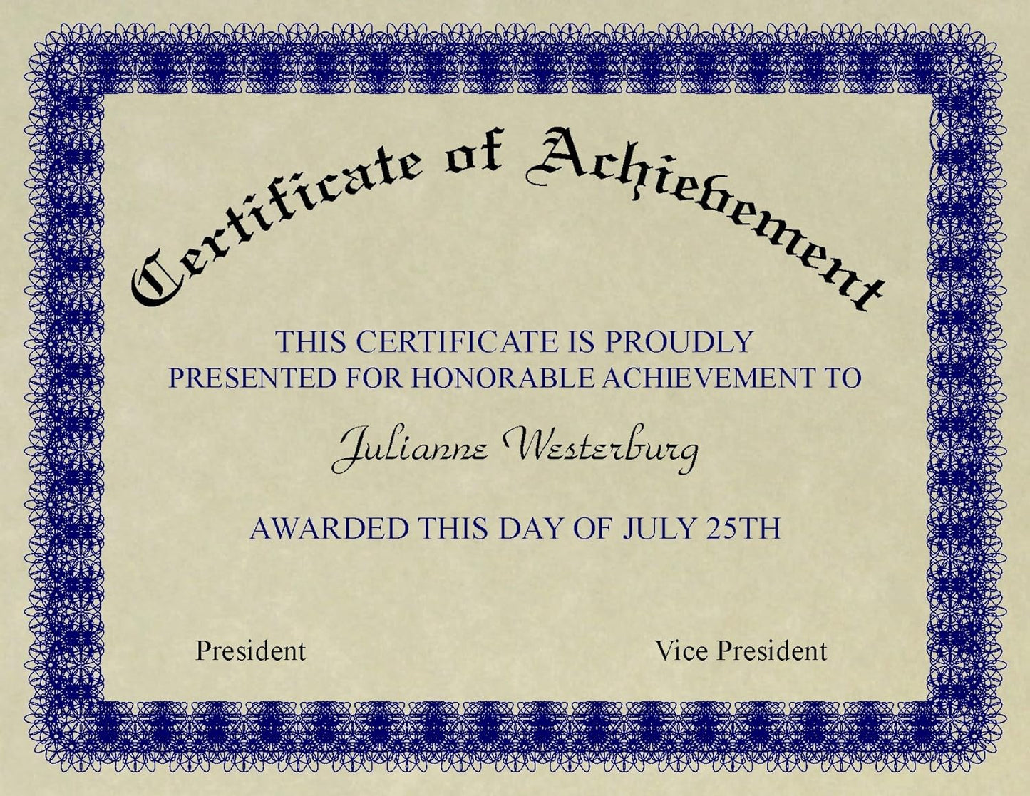 100 Natural Parchment 65lb Cover Paper Sheets 5.5" X 8.5" (5.5X8.5 Inches) Half Letter | Statement Size - Printable Old Parchment Semblance