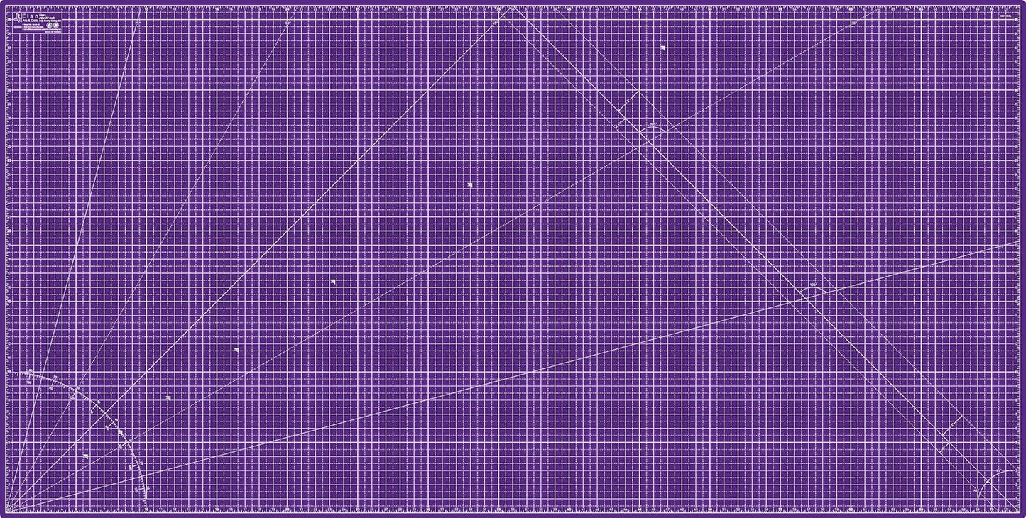 Elan Cutting Mat 36x72 Pink & Purple, Extra Large Self Healing Cutting Mat 36 x 72 Inch, 5-Ply Craft Board Pink, Hobby Board for Sewing and Quilting