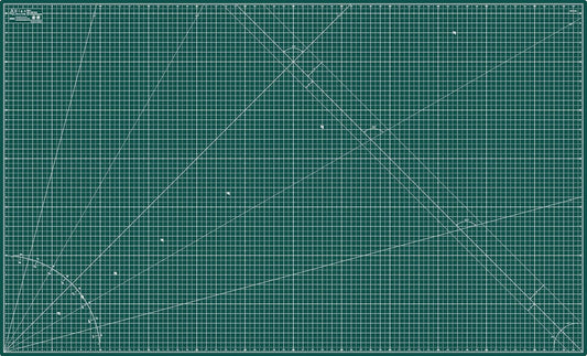 Elan Cutting Mat 36x60 Green, Extra Large Self Healing Cutting Mat 36 x 60 Inch, 5-Ply Craft Board Green, Hobby Board for Sewing and Quilting